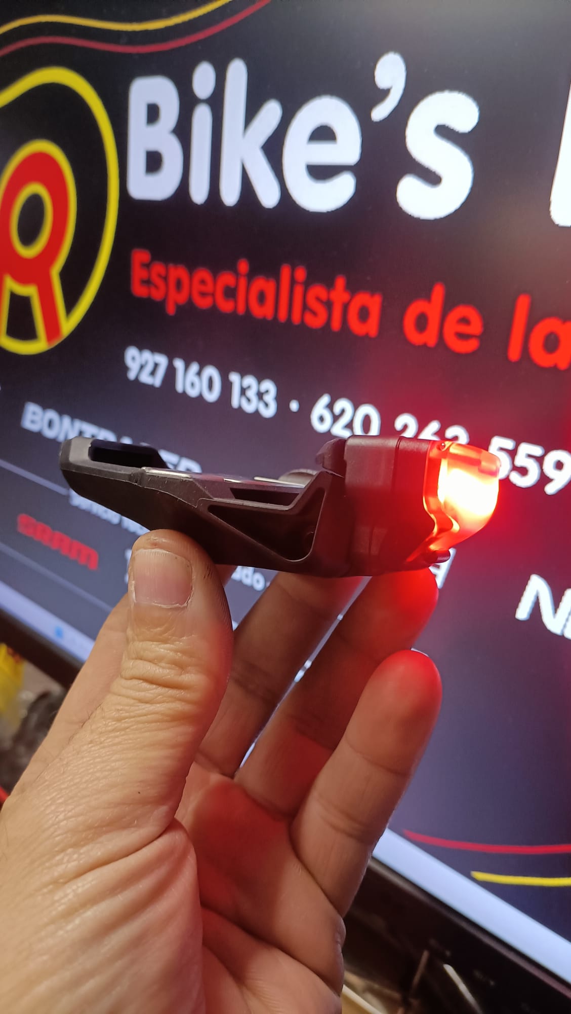 Pedales Look Kéo Blade Carbon Ceramic Vision negro naranja - Imagen 3