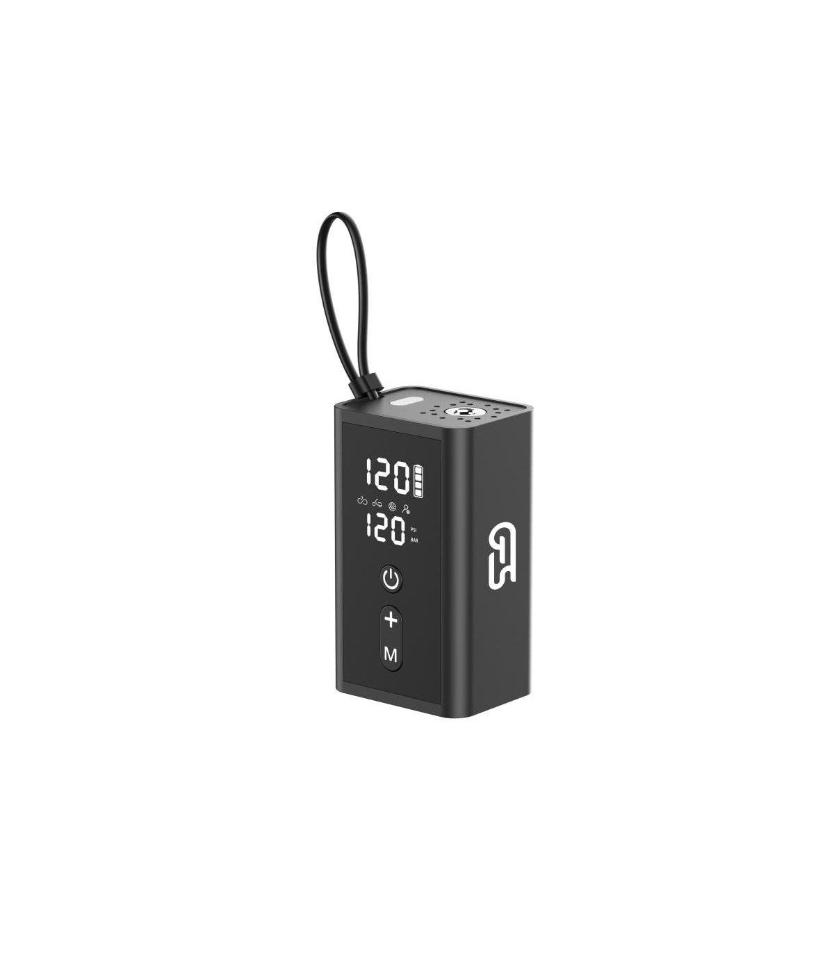 MINI INFLADOR ELÉCTRICO MANÓMETRO DIGITAL GES (MAX 120 4,00 31,50 PSI / 8 BAR) - Imagen 5